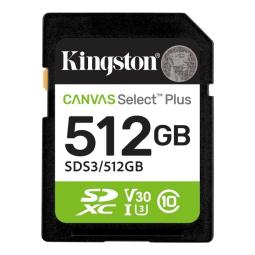Kingston SDS3 microSDXC 512GB Gen3 150MB/s A1