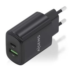Aisens Cargador GaN 25W USB-C PD 3.0 USB-A QC3.0