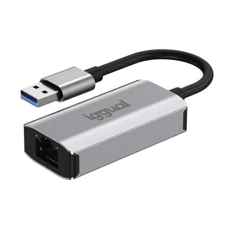 iggual Adaptador USB-A 3.0 a RJ45 Gigabit