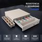 iggual Cajón Portamonedas IRON-50W 42cm 5+8 blanco
