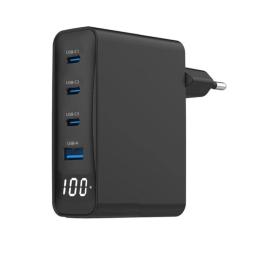 Gembird Cargador rápido USB GaN  4 P  100 W LCD