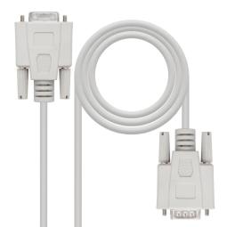 Nanocable Cable Serie Modem DB9/M-DB9/H