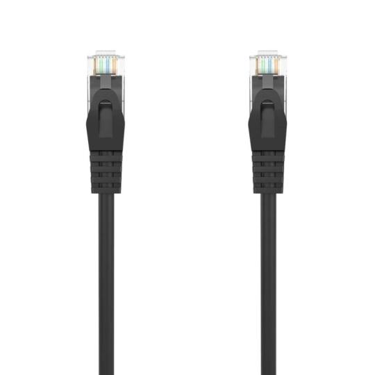 Aisens Latiguillo RJ45 LSZH CAT.6A UTP negro 25cm