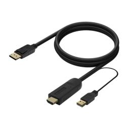 Aisens Conversor Activo HDMI A/M DP V1.2/M 1.8m