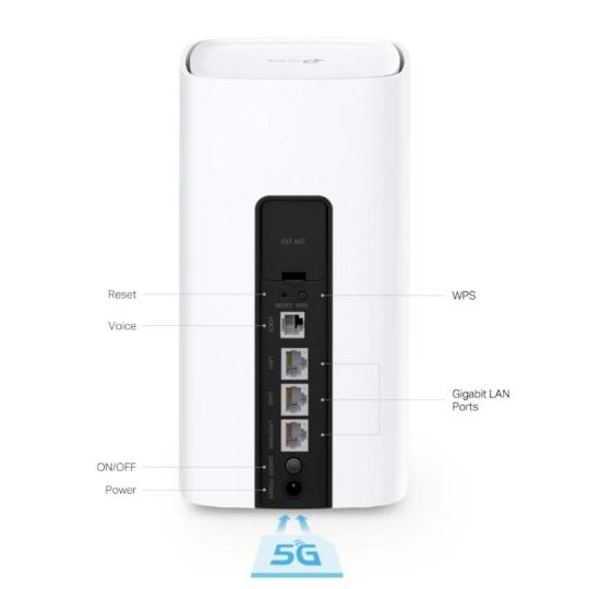 TP-Link NX510v Router VoIP 5G Wi-Fi 6 AX3000 2xGbE