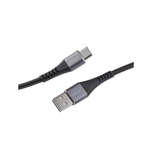 Intenso | Cable USB-A C 1.0m 60W Negro