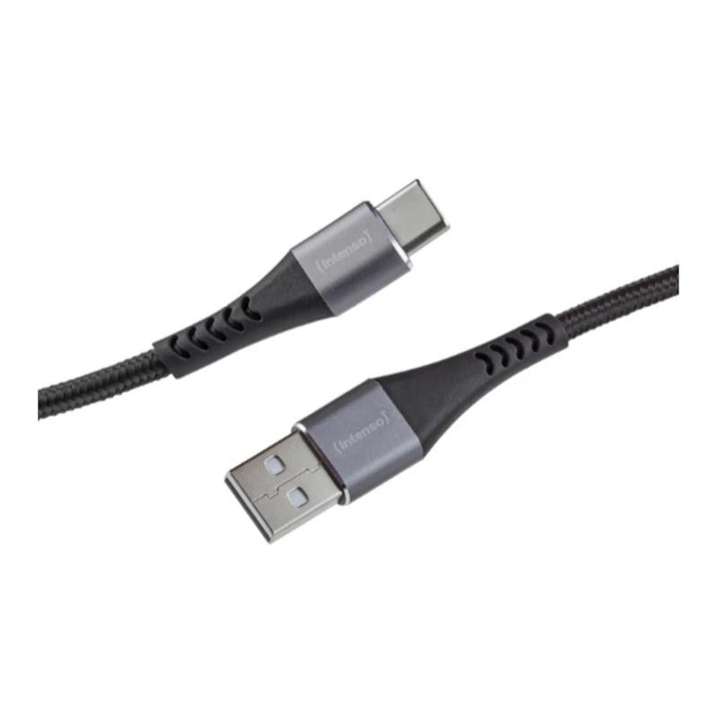 Intenso | Cable USB-A C 2.0m 60W Negro