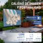 iggual Pantalla 100" 180x180 cm 1:1 trípode+bolsa
