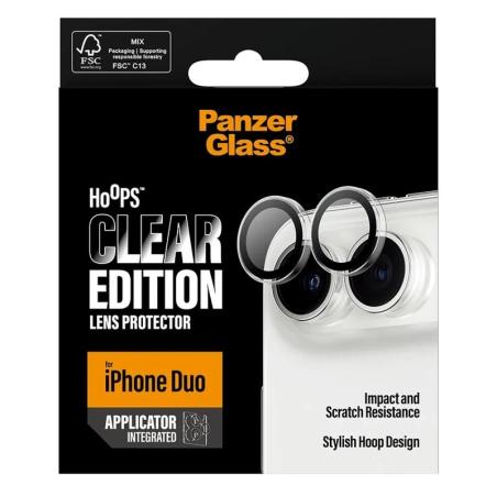 PanzerGlass Hoops Camera Prot iPhone Duo Transpare