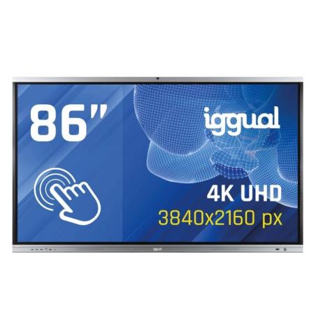 iggual Pantalla interactiva 4K ORCHID 86" Webcam