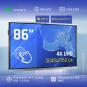 iggual Pantalla interactiva 4K ORCHID 86" Webcam