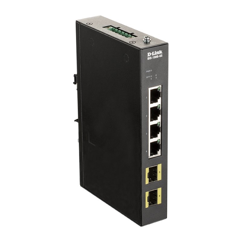 D-Link DIS-100G-6S Switch Industrial 4xGb 2xSFP