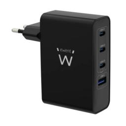 EWENT Cargador Gan Fast 100W 4 USB