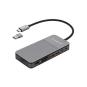 EWENT EW1156 8en1 Estación acopl. USB-C Caja SSD