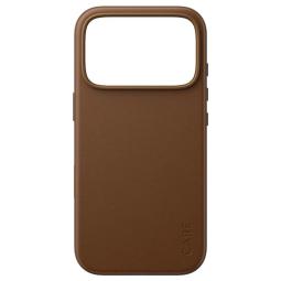Care VeganLeatherCase Brown MagSafe iP 18Pro 17Pro