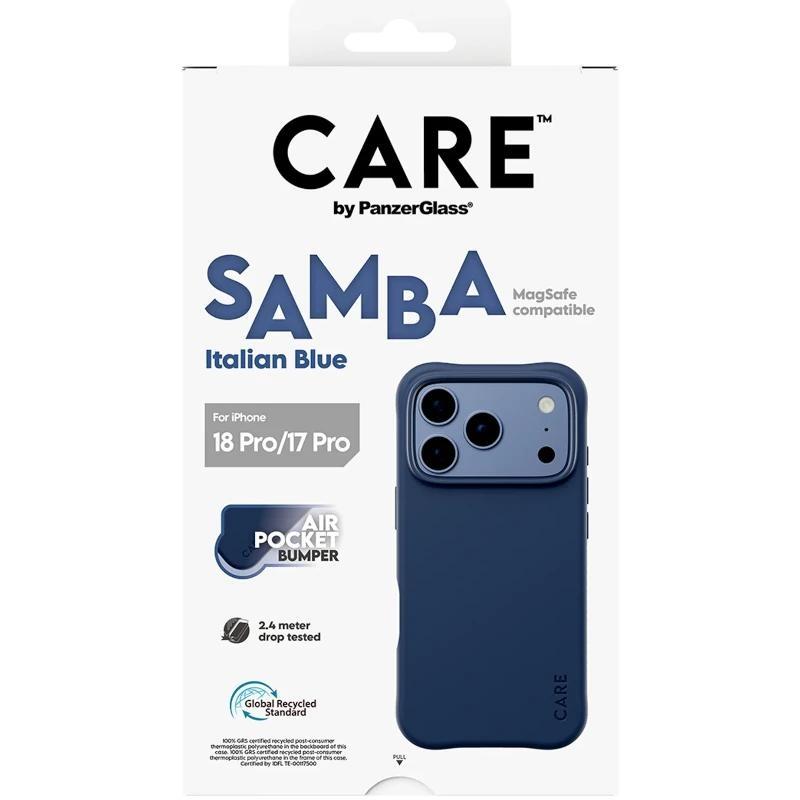 Care Samba Case ItalianBlue MagSafe iP 18Pro 17Pro