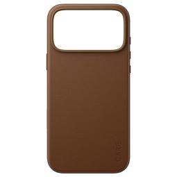 Care VeganLeatherCase Brown MagSafe iP 18PMx 17Mx