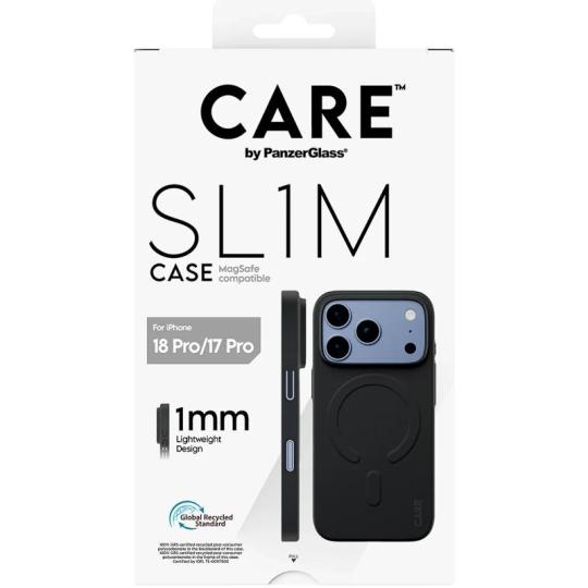 Care SL1M Case Black MagSafe iP 18Pro 17Pro