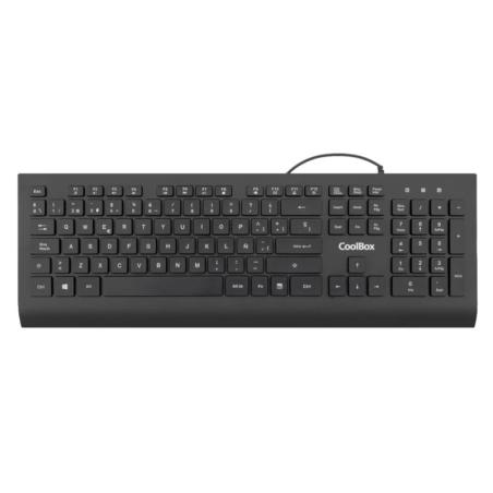 COOLBOX Teclado Flatpro  usb 1.8M silencioso