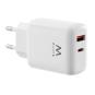 EWENT CARGADOR RAPIDO GAN DE 45W /USB-C PD Y USB-A