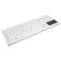 Cherry Teclado Touchpad lavable/desinfe USB Blanco