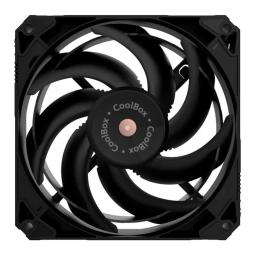 Coolbox Gaming Ventilador V12 PWM AUX 12Cm Negro