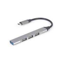 Gembird Hub USB-C 4P, USB 3.0 x 1 + USB 2.0 x 3