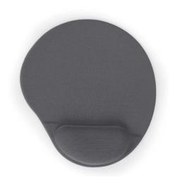 Gembird Alfombrilla de Gel con reposamuñecas Gris