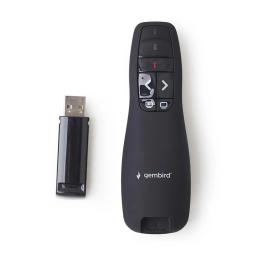 Gembird Presentador Inalámbrico Puntero Láser USB