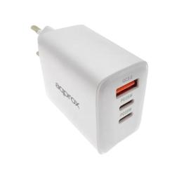 APPROX Cargador Rápido USB-A & USB-C 35W + Cable