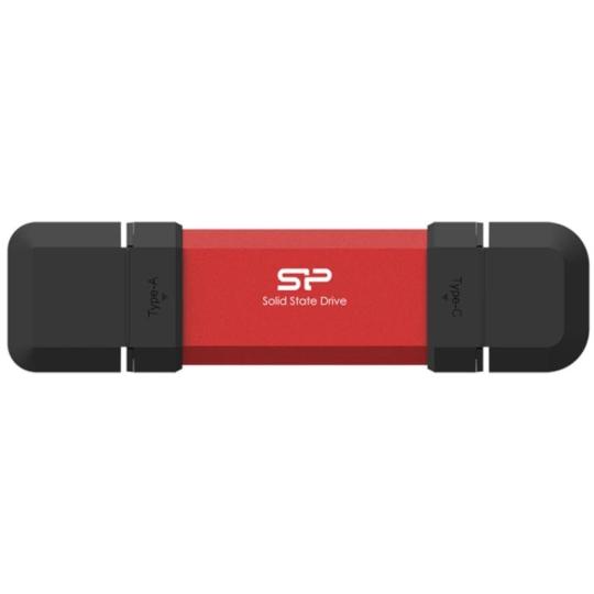 SP Memoria USB DS72 250GB USB A+C 3.2 Gen2 Rojo