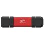 SP Memoria USB DS72 250GB USB A+C 3.2 Gen2 Rojo