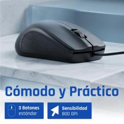 iggual Kit teclado y ratón COM-CK-STANDARD negro