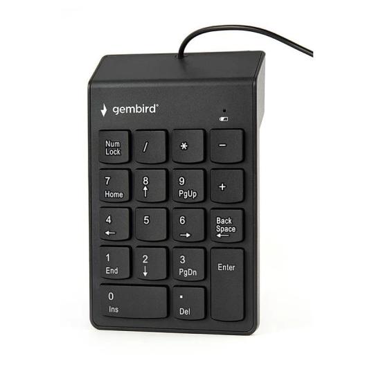 Gembird Teclado Numérico por cable USB Negro