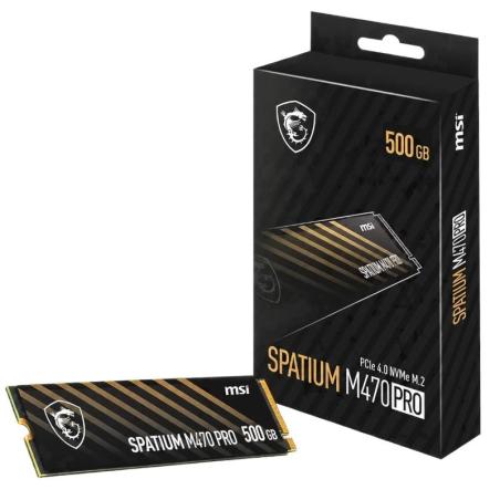 MSI SSD Spatium M470 Pro 500Gb PCIe 4.0 5500Mbs