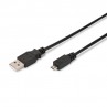 Ewent Cable USB 2.0  "A" M a Micro "B" M 1,8 m